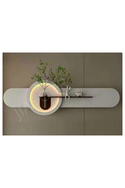 dedeler dekor Led’li dekoratif tablo 100x35 cm modern saksılı tablo