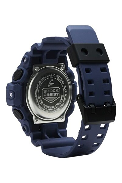 G-SHOCK Men's Digital Analog Camouflage Blue Dial Resin Band Watch GA-700CA-2ADR