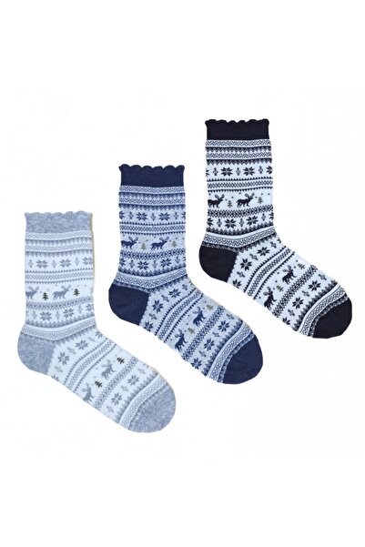 BEYTEKS 3-جوارب رأس السنة الجديدة خياطة مخفية