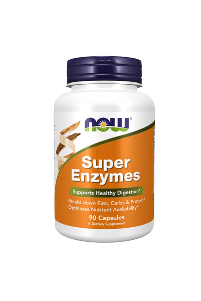 Now Foods Supplements, Super Enzymes, Formulated with Bromelain, Ox Bile, Pan...