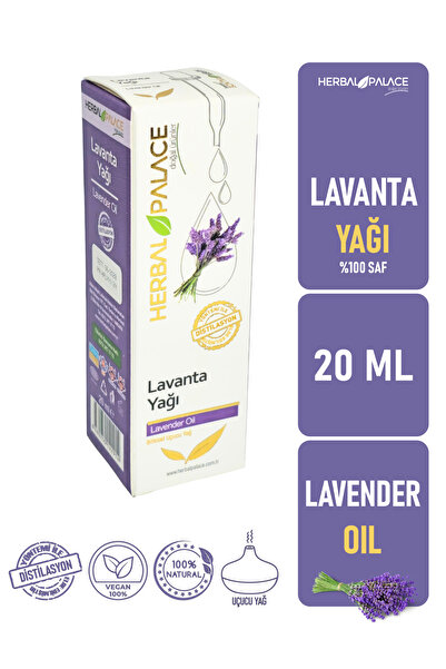 Herbal Palace Lavender Oil Essential 100% Pure and Natural (Lavender Oil) 20 ml