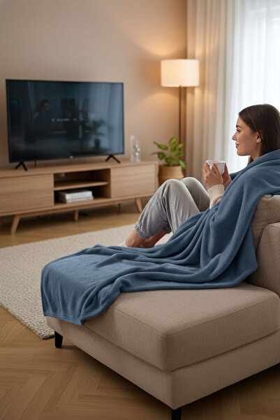 destinyhometex Wellsoft Tv Blanket 140X190 cm
