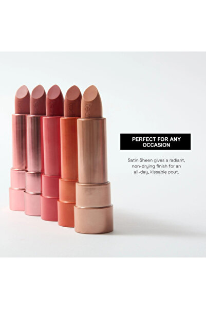 TECHNIC Satin Sheen Lipstick - Charismatic | Hydrating, Highly Pigmented | Vegan & Cruelty-Free