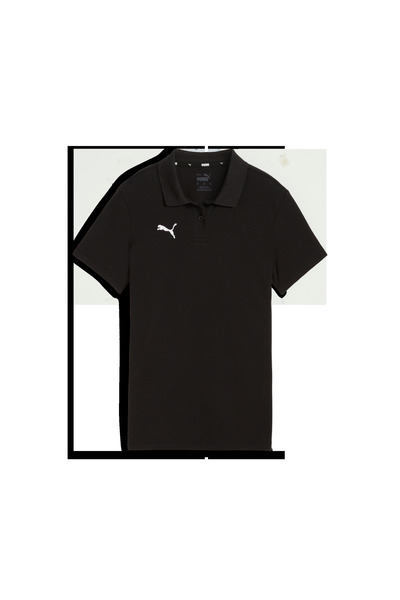 Puma teamGOAL Casuals Polo Wmn Siyah Kadın T-Shirt