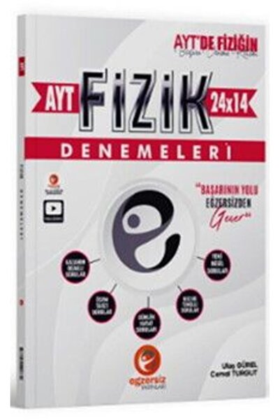 Egzersiz Yayınları AYT Fizik 24 x 14 Denemeleri
