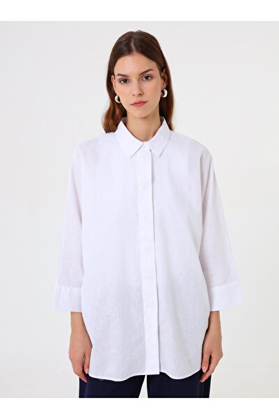 Refka Oversized Shirt - Ecru - Exclusive