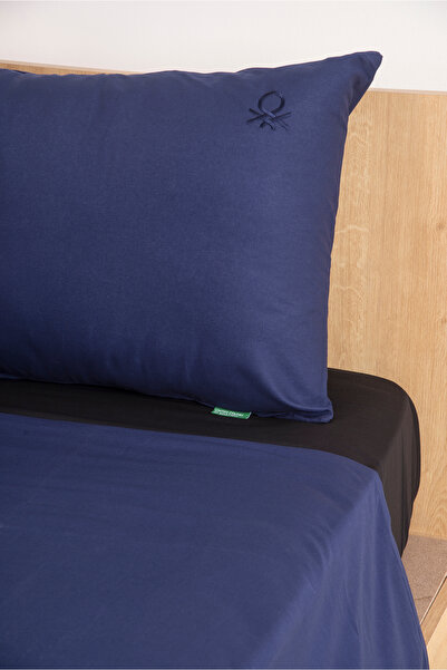 Benetton Home Navy Blue Single Ranforce Duvet Cover Set