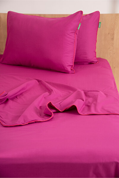 Benetton Home Purple Double Bedding Set