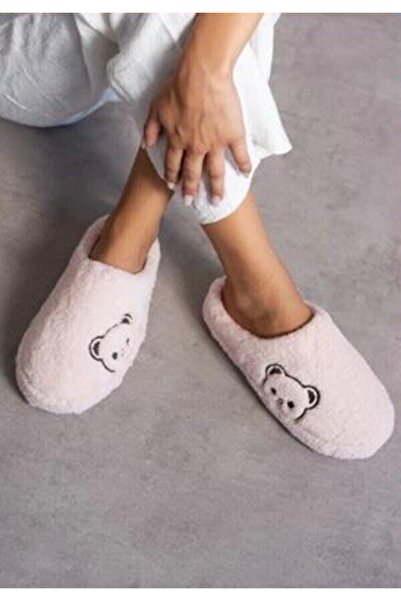 BYRAMSE Papuci de casă pentru femei, cu talpă ușoară de pluș, care nu emite s...