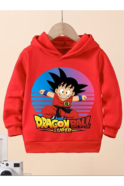 oneagılyazı Суитшърт с качулка с принт от анимето Dragon Ball Super
