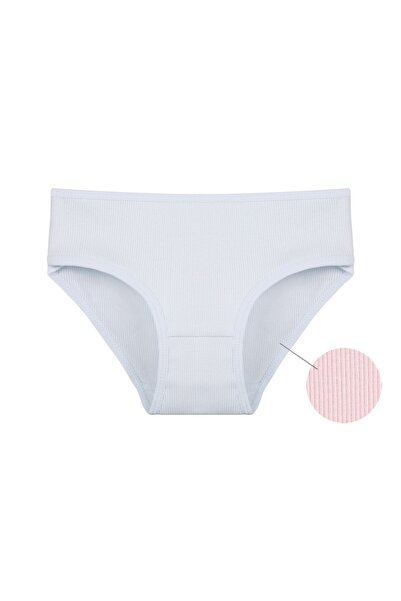 Donella Pachet de 5 chiloți din bumbac material elastic tricotaj cu striații pentru fete 4132P