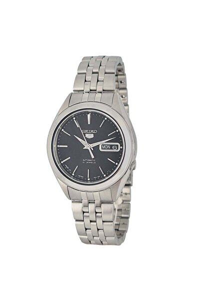 Seiko Men's Classic Round Shape Stainless Steel Analog Wrist Watch 38 mm - Silver - SNKL23J1