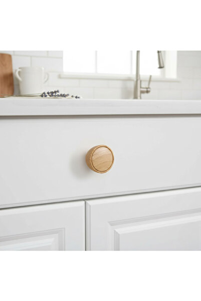 MH MiniHediye Piano Polymer Button Handle Walnut Furniture Drawer Kitchen Wardrobe Cabinet Handle Handle Handles