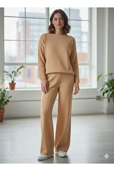 Cemre Life New Deux piped Knitwear Set