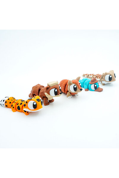 OEM Set of 5 Articulated Mini Figures, 3D, Flexi Minizz, V3