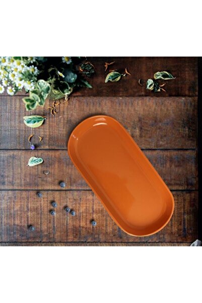 Keramika Noyan 16 cm K.Sarı Kayık Tabak Dekorsuz