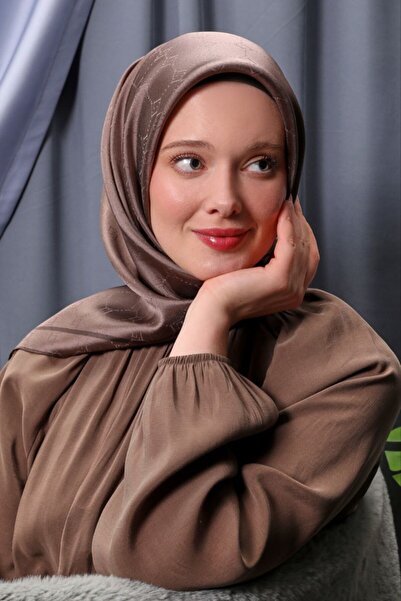 Levidor PETEK DESEN MONOGRAM İPEK EŞARP