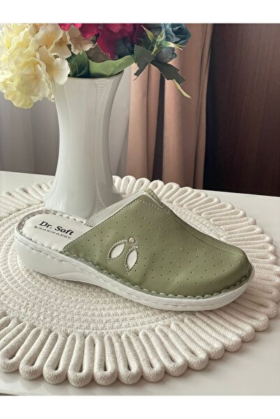 Dr.Soft Nurses' clogs, natural leather