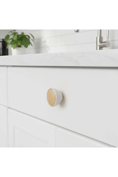 MH MiniHediye Piano Polymer Button Handle Walnut Furniture Drawer Kitchen Wardrobe Cabinet Handle Handle Handles