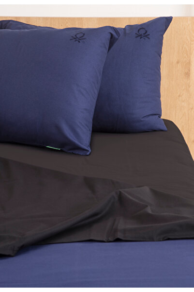 Benetton Home Navy Blue Single Ranforce Duvet Cover Set
