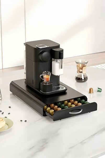 Weather Forecast 60 Adet Kapasiteli Nespresso Kapsül Kahve Standı Kahve Çekmecesi mt195sy