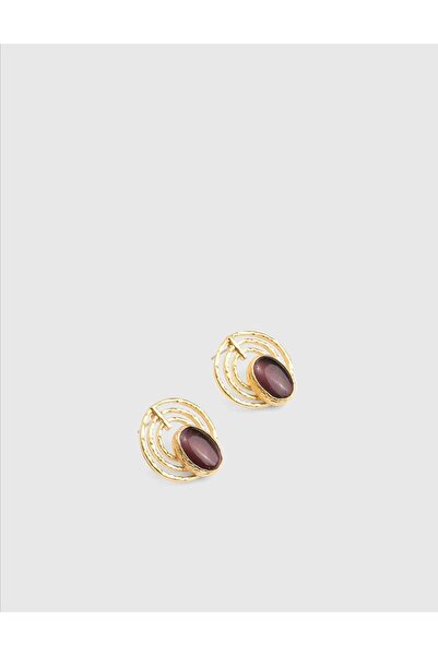 İLVİ Celese Mor Kadın Küpe