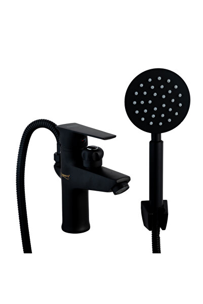 Trendy's Baterie lavoar cu dus, negru mat