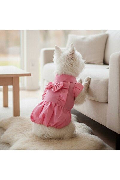 OEM Rochiță cu aplicație fundă decorativă, pentru animale de companie mici și mijlocii, MDL-2416