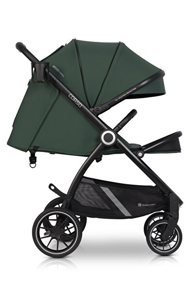 EURO CART Euro-Cart Corso newborn stroller, aluminum frame, approved up to 22 kg, 0 - 36 months