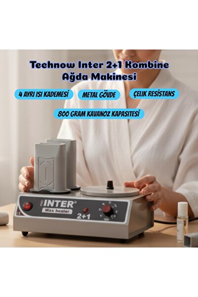 Technow Inter Wax Heater 2+1 Kombine Ağda Makinesi