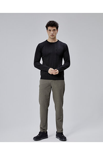 trender O Neck Black Men's Sweater Ysn01