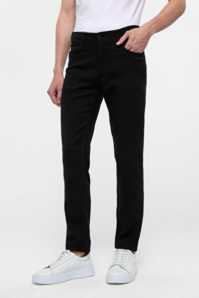 SÜVARİ Pn2016600180 Men's Canvas Trousers with Side Pockets and Dobby Weave