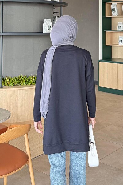 lamelif Διχρωμικό μπλουζάκι με λεπτομέρεια Arma, μπλε ναυτικό