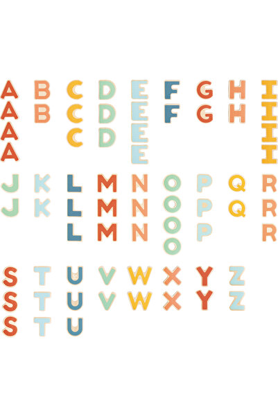 Hape 70 pcs Wooden Magnetic Letters