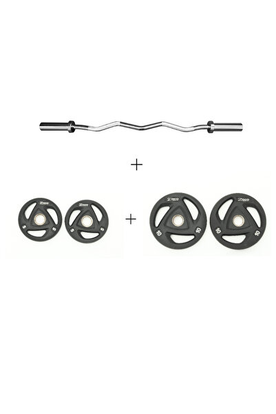 ZOCO BODY FIT Set de 2 discuri fitness, greutate 10 kg + Set de 2 discuri fit...