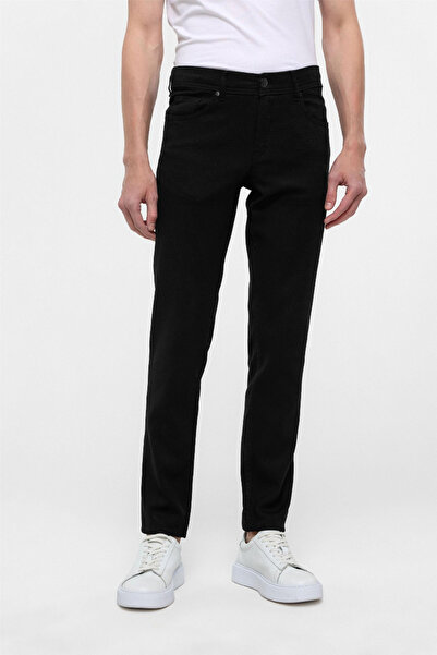 SÜVARİ Pn2016600180 Men's Canvas Trousers with Side Pockets and Dobby Weave