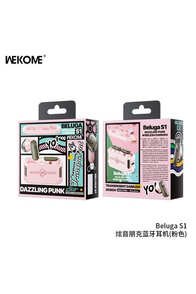 wekome *Beluga S1 Dazzling Punk Wireless Earbuds