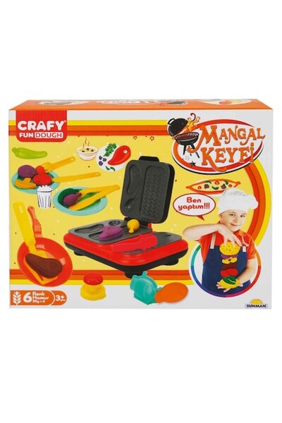 Crafy Dough Set - Grătar, 22 piese