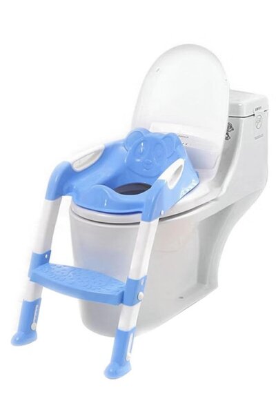 Generic Portable Comfortable Toilet Seat Chair with Adjustable Ladder