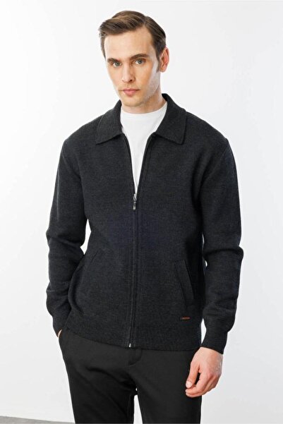 Desen 22531 Tri̇ko 50/50 Steel-Plated Men's Py Coat