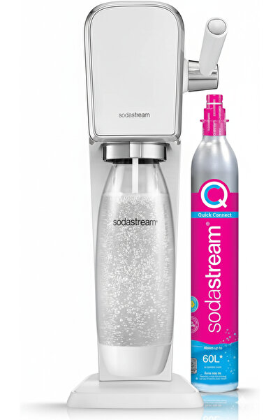 sodastream ART Kollu Soda Makinesi, 1L Bulaşık Makinesinde Yıkanabilir Şişe, ...