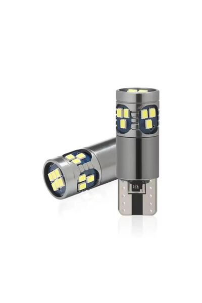 OEM Set of Two Cree T10-W5W Can-bus LED Bulbs (Cool White Light) 360°