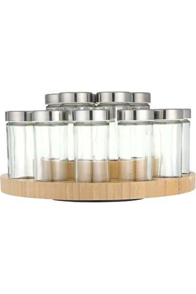 NEOFLAM 18 Jars Spice Rack Set