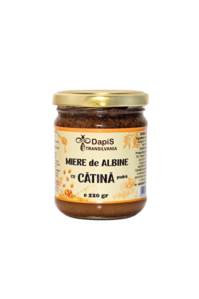 Dapis Transilvania Miere cu pudră de cătină 220 gr.