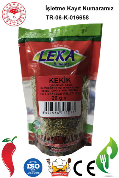 leka baharat Kekik 20 g – Yüksek Aromalı Katkısız Baharat | Et, Tavuk, Çorba ve Soslar İçin