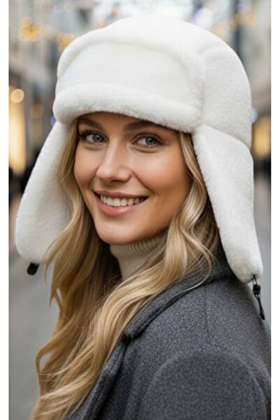 Mood Agenda Women's Plush Kalpak Pilot Hat