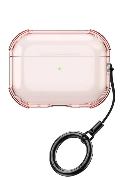 UnDePlus Apple Airpods Pro 3. Nesil ile uyumlu Kılıf Antishocklu Şeffaf Silikon Showy Case