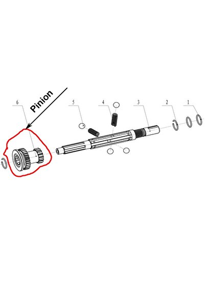RURIS Pinionul motocultivatorului 815, 913, 915, 1150ks, 1250kf