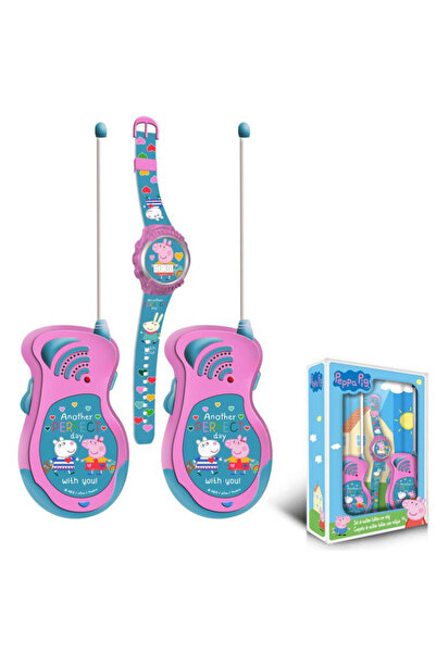 Peppa Pig Purcelușa Peppa Set Walkie Talkie + ceas digital