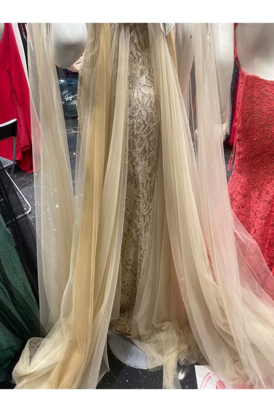 Diva style Luxurious and elegant Turkish lace evening dress